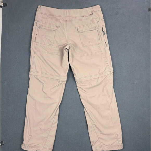 Mountain Hardwear Mens Size XL Nylon Convertible Hiking Outdoor Pants Beige - Picture 13 of 15